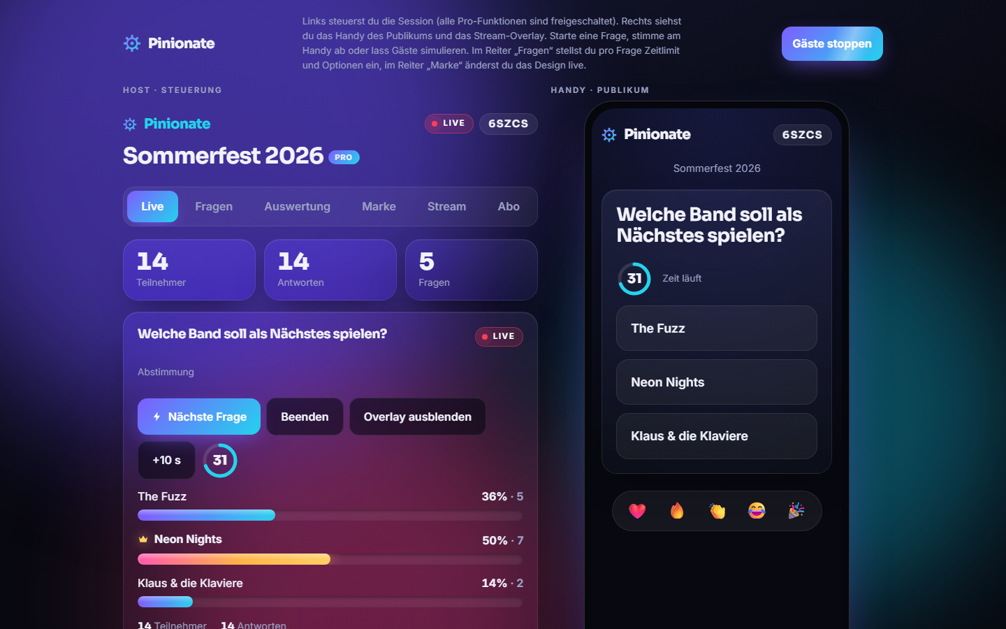 Screenshot Pinionate